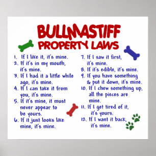 PÓSTER BULLMASTIFF PL2