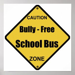 Poster Bully - Free School Bus