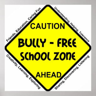 Póster Bully - Zona Escolar Livre
