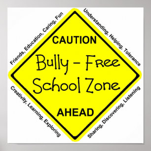 Póster Bully - Zona Escolar Livre