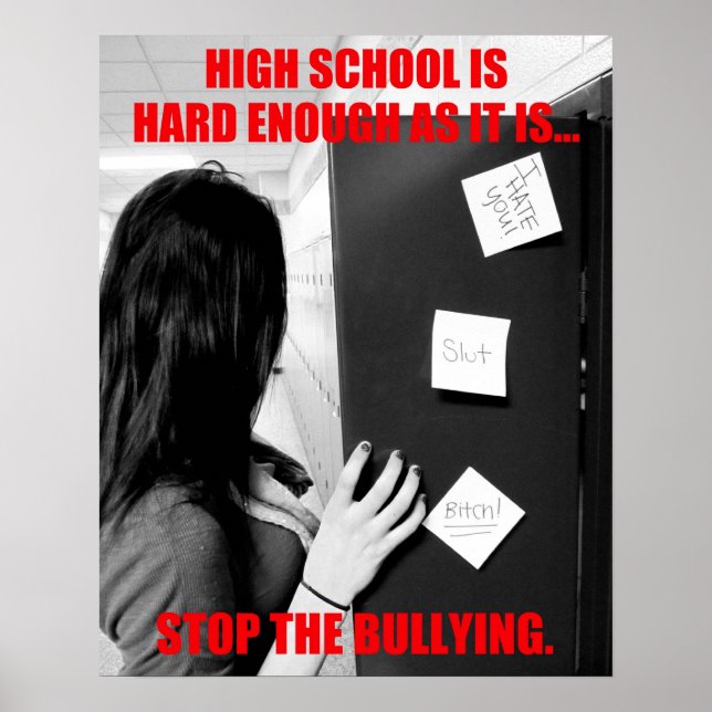 Póster Bullying do segundo grau (Frente)