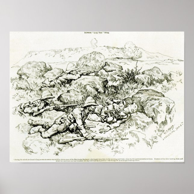 Póster Bulwana "Long Tom" Disparando (Frente)