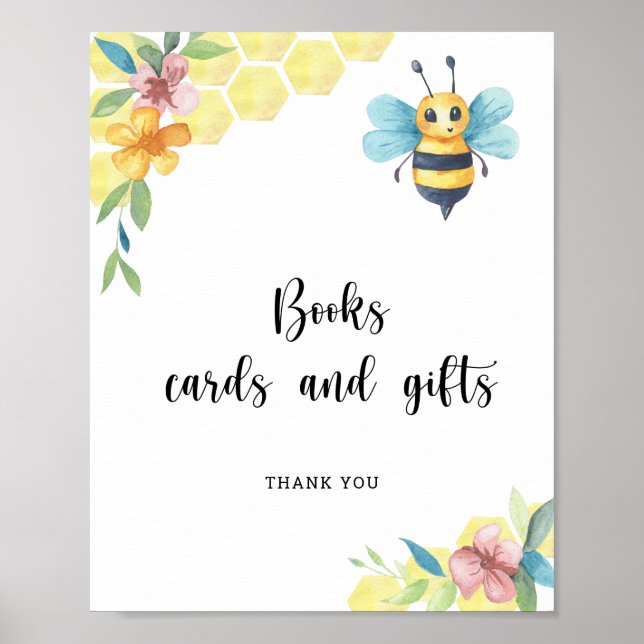 Poster Bumble bee - livros, cartões e presentes (Frente)