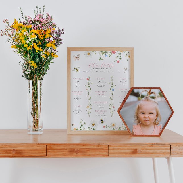 Poster Bumble Bee | Marco primeiro aniversario (Criador carregado)