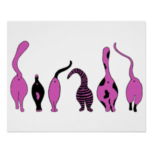 Póster Bumbuns de Gato Roxo