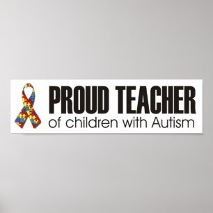 Póster bumper teacher autism 1
