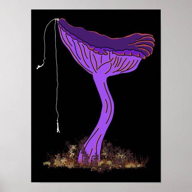Poster Bungee Jumping Ametyst Deceiver Mushroom (Frente)