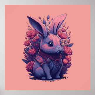 Poster Bunny Avers Gift