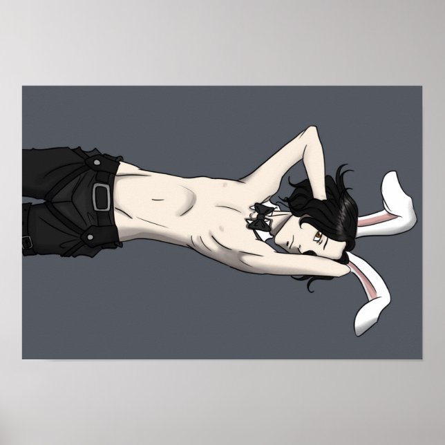 Póster Bunny Branco (Frente)