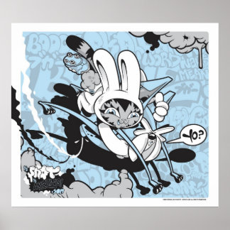 Poster Bunny Kitty e Jersey Joe