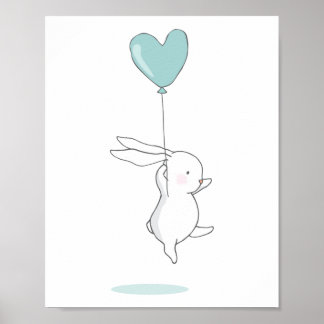 Poster Bunny leva voo