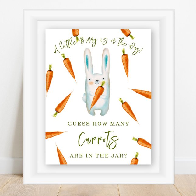 Poster Bunny - Quantas cenouras há no jarro (Criador carregado)