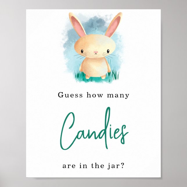 Poster Bunny - Quantos doces (Frente)