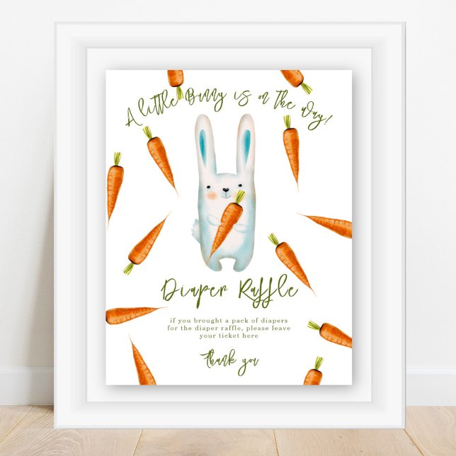 Poster Bunny - Sorteio de Fraldas (Criador carregado)