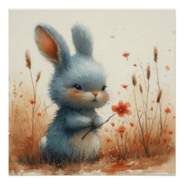 Póster Bunnylicury: Um Pouco de Whimsy Bunny