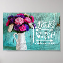 Poster Buquê | Âncoras De Amor A Alma