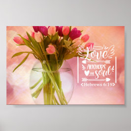 Poster Buquê | Âncoras De Amor A Alma