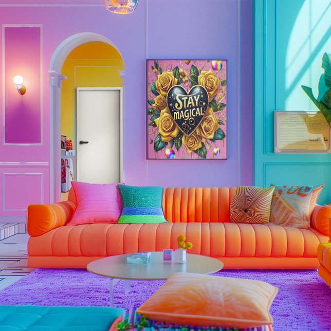 Poster Buquê de entrelaçamento de Rosas de Ouro e ouvir 1 (Criador carregado)