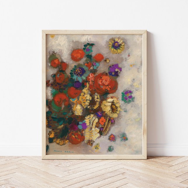 Poster Buquê de Fleurs | Odilon Redon (Criador carregado)