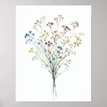 Buquê de flor selvagem simples 7