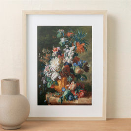 Poster Buquê de Flores em Urn Jan van Huysum