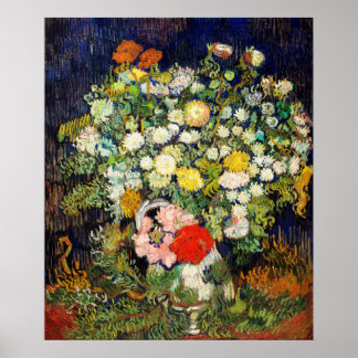 Poster Buquê de Flores em Vaso por Vincent Van Gogh