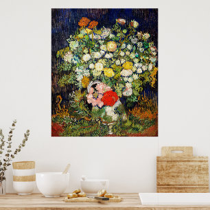 Poster Buquê de Flores em Vaso por Vincent Van Gogh