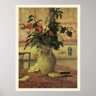 Poster Buquê de Flores na Janela por Maxine Maufra