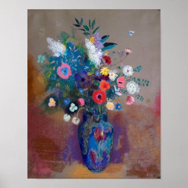 Poster Buquê de Flores, Redon (Frente)