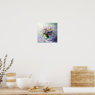 Poster Buquê de Lilás em Flor de Lavanda