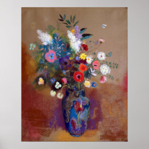Poster Buquê de Odilon Redon de Flores