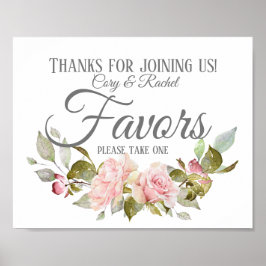 Poster Buquê de Rosas Cor-de-Rosa Country 