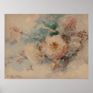 Poster Buquê de Rosas - Franz Bischoff