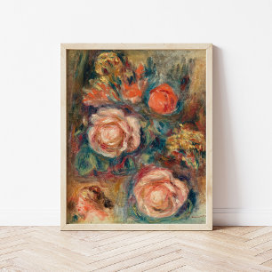 Poster Buquê de Rosas Renoir
