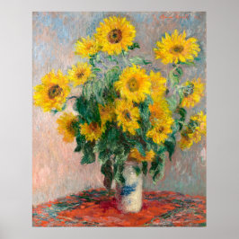 Poster Buquê de Sunflower de Monet