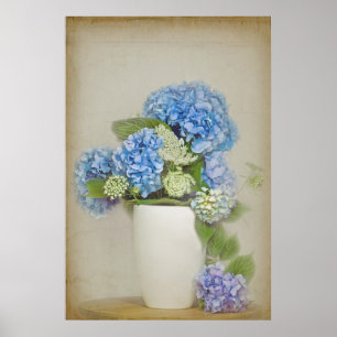 Póster Buquê do Hydrangea