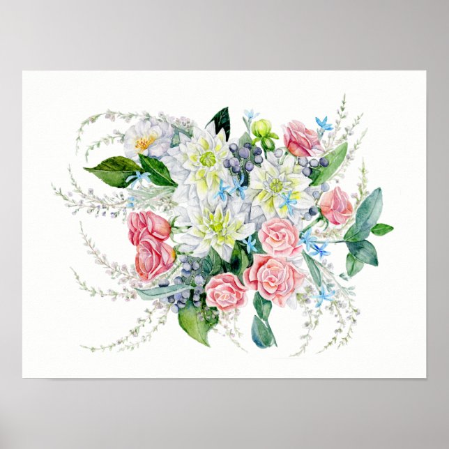 Poster Buquê Floral (Frente)