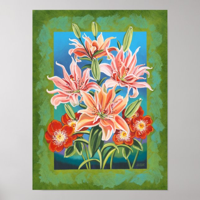 Póster Buquê na fronteira II (Frente)