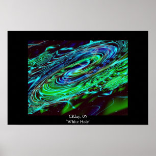 Póster Buraco Branco