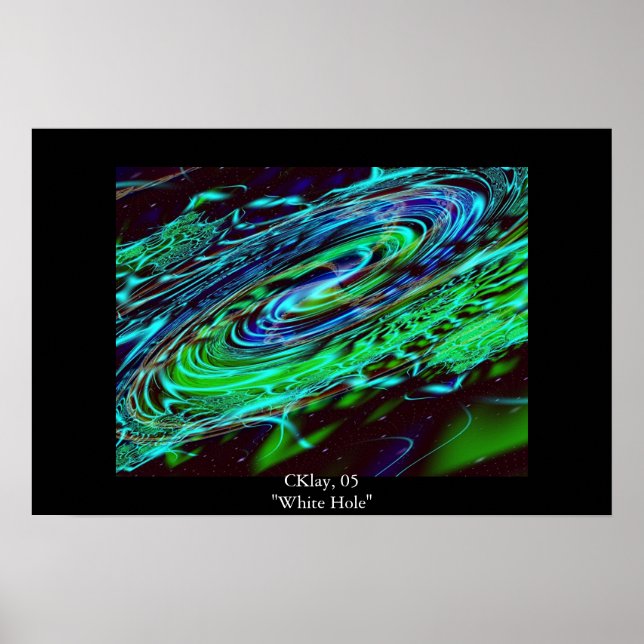 Póster Buraco Branco (Frente)