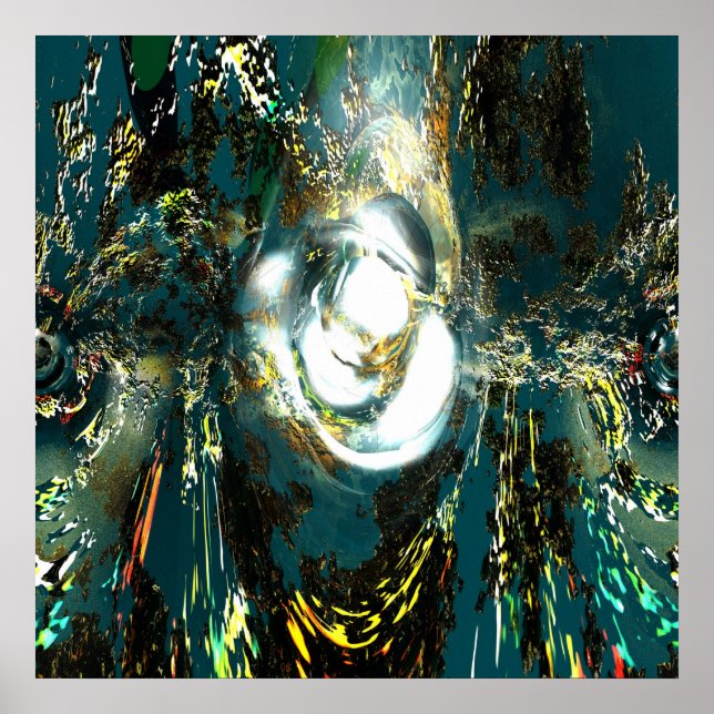 Poster buraco branco (Frente)