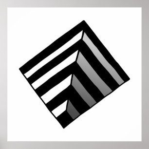 Poster Buraco de ilusão óptica