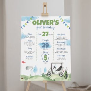 Poster Buraco em um símbolo de primeiro aniversario de te