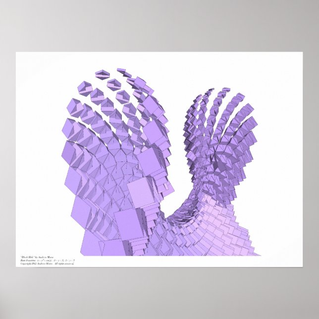 Poster Buraco Negro - Expressão Programática (Frente)