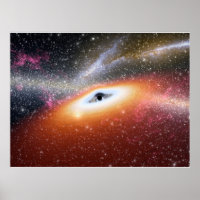 Buraco Negro no Centro de uma Galáxia