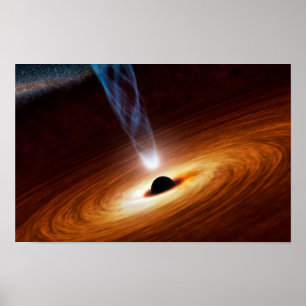 Poster Buracos Negros - Monstros no Espaço