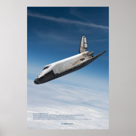 Poster Buran Spaceplane: Cloud Descent