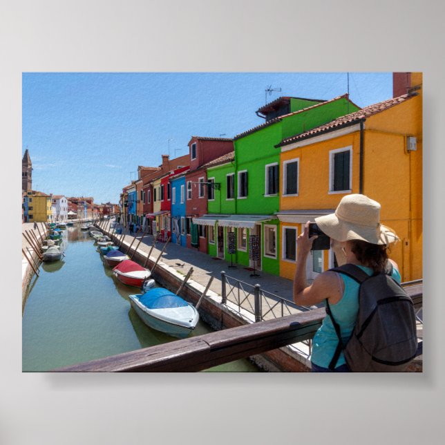 Poster Burano houses (Frente)