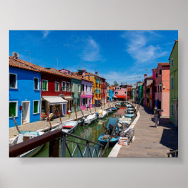 Poster Burano houses