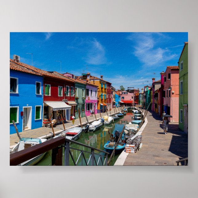 Poster Burano houses (Frente)